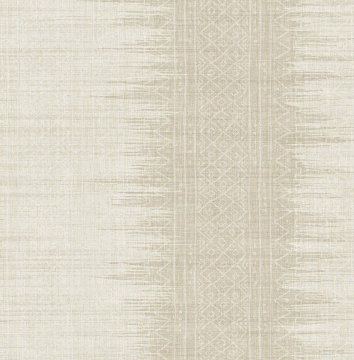 Mudcloth Beige Wallpaper | Etsy