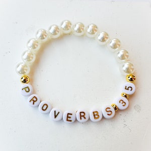 Bible Verse Bracelet | Custom Bible Verse Bracelet | Religious Bracelet | Religious Jewelry | Christian Bracelet | Christian Gift