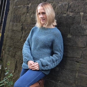 Cable Sleeve Sweater Pattern