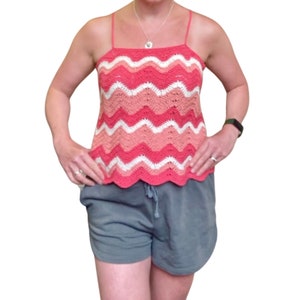 Crochet Chevron Cami Top Pattern