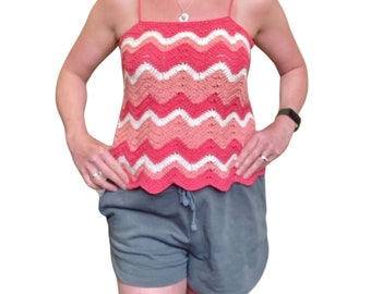 Crochet Chevron Cami Top Pattern