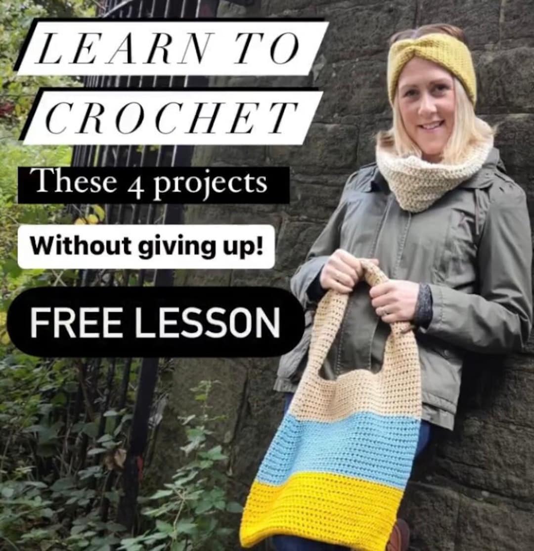 You Can Crochet Absolute Beginners Course Etsy You Can Crochet Absolute Beginners Course Etsy
