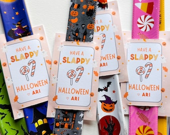Bransoletka z klapsami na Halloween | Prezent dla przedszkola | Upominki na imprezę Halloween | Halloween bez słodyczy | Upominek na imprezę bez jedzenia | Zabawki dla dzieci bez słodyczy