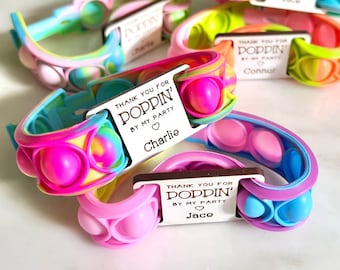Pop It Armband Geschenk für Kinder, Non Food Klassenzimmer Geschenke, Benutzerdefinierte Kid Pop It, personalisierte Kinder Fidget Spielzeug Klassenzimmer