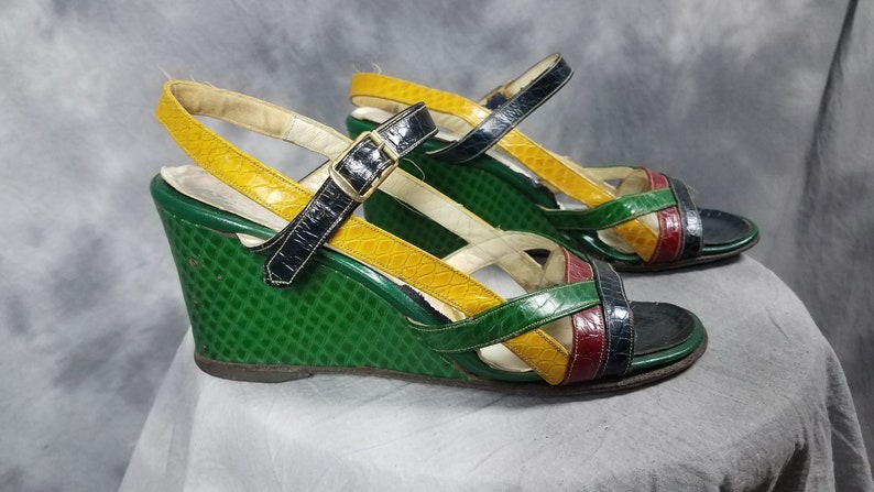 three inch wedge sandals