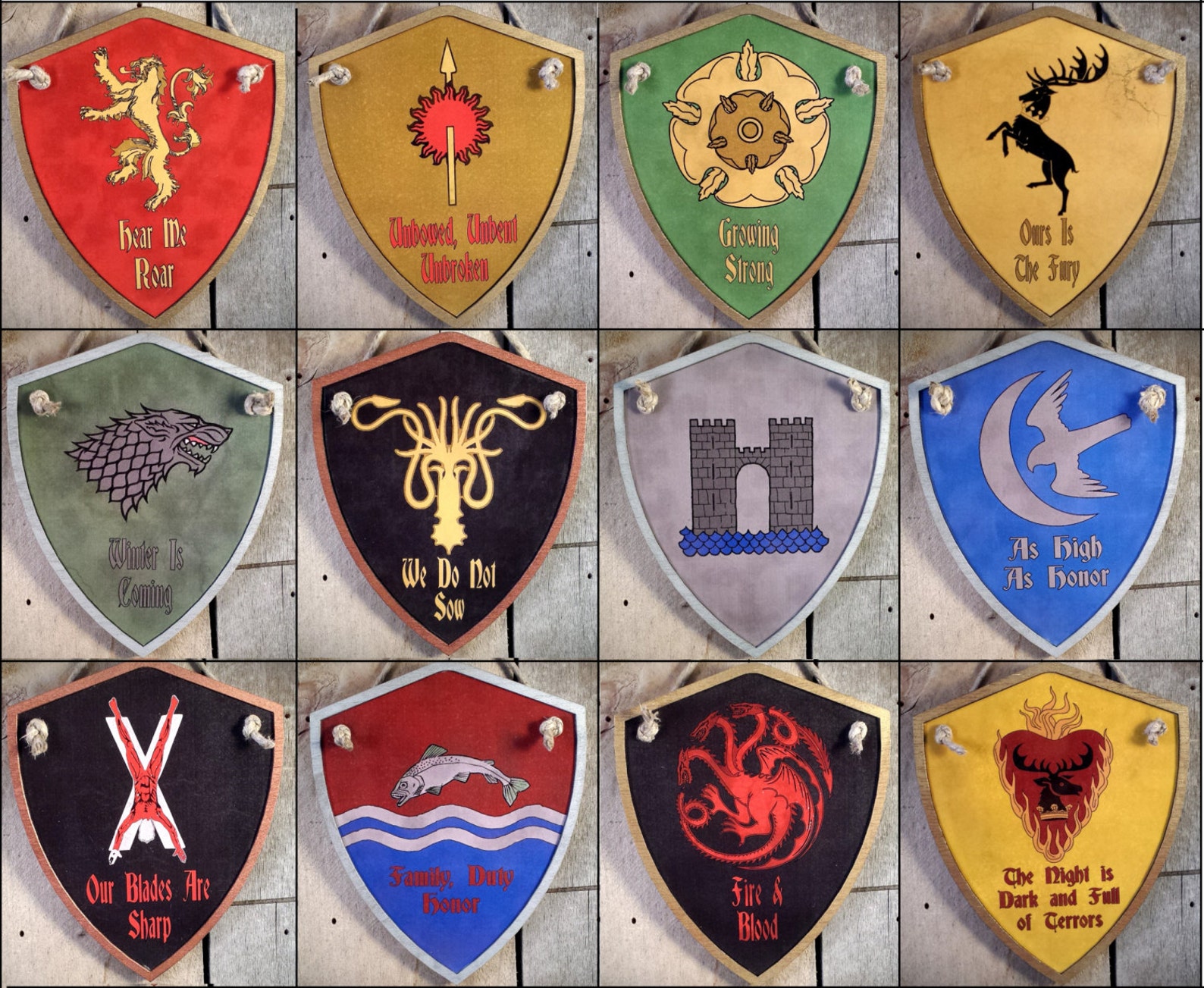 Игра престолов гербы домов
