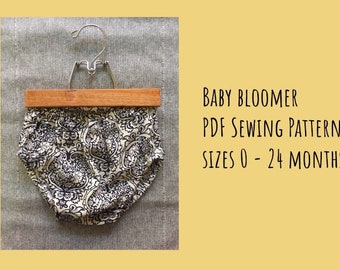 Baby Bloomer PDF Sewing Pattern: Bloomers  | Baby  | Toddler | Diaper Cover | Pattern for kids | Creative Sewing with Love