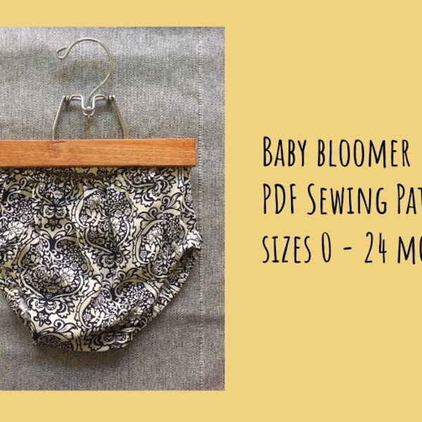 Baby Bloomer PDF Sewing Pattern: Bloomers  | Baby  | Toddler | Diaper Cover | Pattern for kids | Creative Sewing with Love