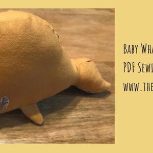 Baby Whale PDF Sewing Pattern: Baby Whale | Baby | Toddler | Baby Whale | Pattern for kids | Creative Sewing with Love