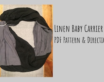 Linen Baby Carrier Baby PDF Sewing Pattern: Linen Baby Carrier | Baby  | Toddler | Baby Carrier | Pattern for babies | Sewing with Love