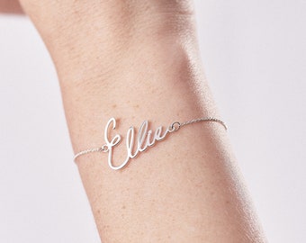 Silver Name Bracelet | Custom Name Bracelet | Personalised Name Bracelet | Personalised Bracelet | Sterling Silver Name | Name Jewellery