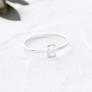 Custom Initial Ring | Letter Ring | Personalised Ring | Rose Gold Initial Ring | Gold Initial Ring | Silver Initial Ring | Initial Jewellery