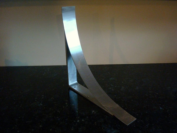 Large 15 Brushed Stainless Steel Countertop Corbel Etsy