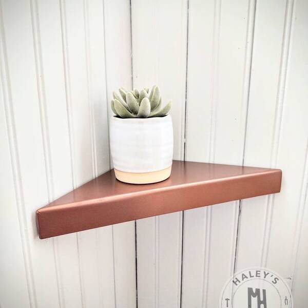 Rose Gold Shelving Etsy