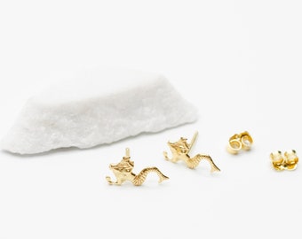 Mermaid Gold Fin Earrings SALE