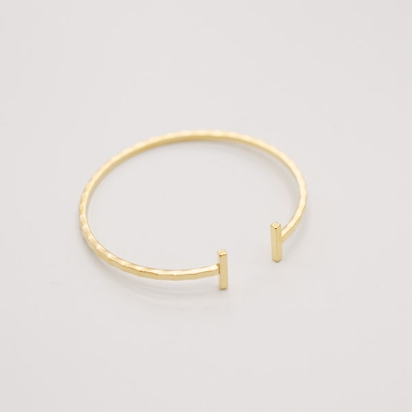 Brazalete ajustable en pulsera de oro brazalete de aro boho tamaño ajustable