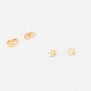 SALE Ein Paar Stern Ohrstecker Mini Sterne  Dots Sternchen Studs Ohrstecker Stecker Stern Goldene Sternchenohrringe  Star