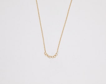 Golden heart chain necklace hearts heart chain heart love love gold chain