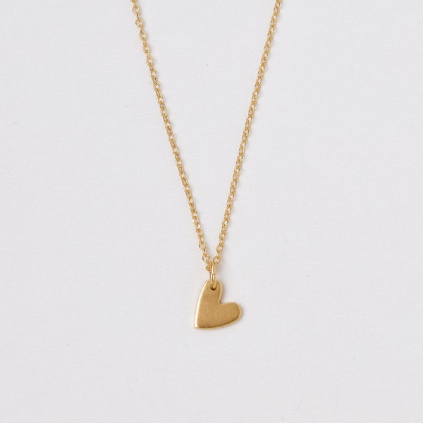Goldene Herzchenkette Silberne Halskette Herzen Herzkettchen Herz Love Liebe Gold Perle silberne Herzkette