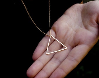 Long Triangle Necklace