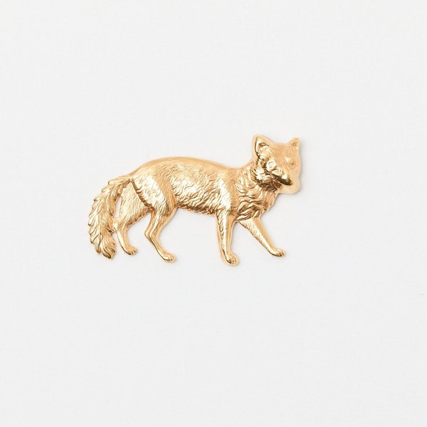 UNIKAT Pin Brosche Fuchs Mister Fox Mrs Fox