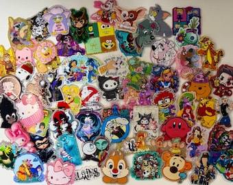 Mystery Acrylic Flatback Bundle – Cute Character Theme Picks