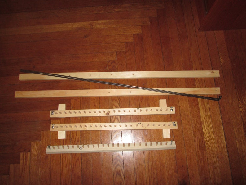 Handmade Adjustable Floor Rag Rug Twining Loom Includes Video - Etsy