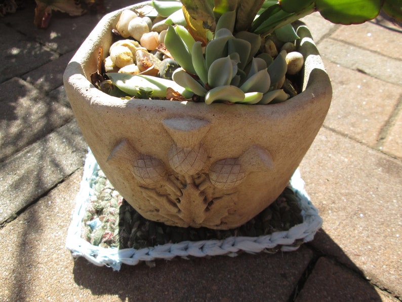 Handmade Adjustable Twining Loom Rag Rug Placemats Trivet Eco - Etsy