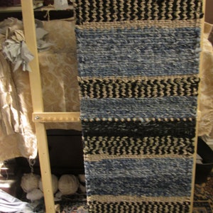 Handmade Adjustable Floor Rag Rug Twining Loom Includes Video Assembly ...