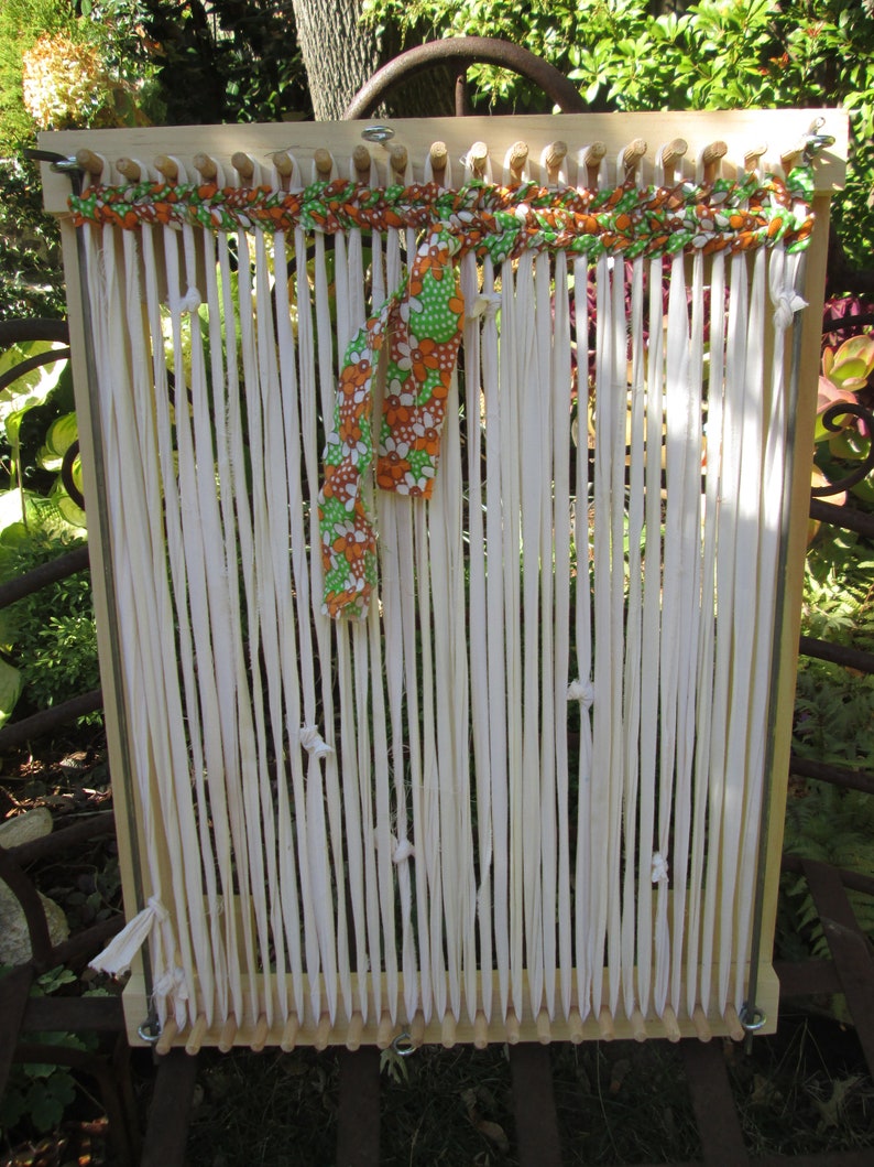 Handmade Adjustable Twining Loom Rag Rug Placemats Trivet Eco - Etsy