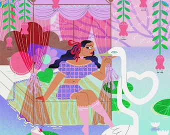 Swan Lake - Archival Matte Print