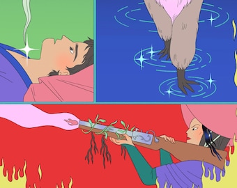 Mononoke Art Print – Archival Matte Print