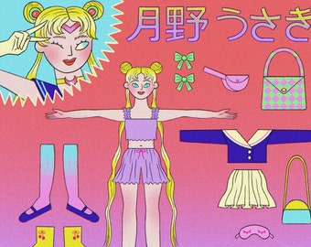 Sailor Moon Usagi - Archival Matte Print