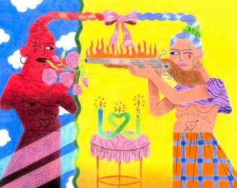 Mirror - original drawing