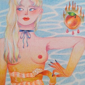 Orange - original drawing