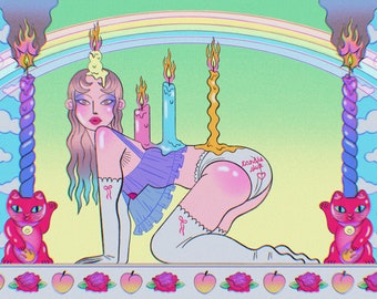 Candle lover - print