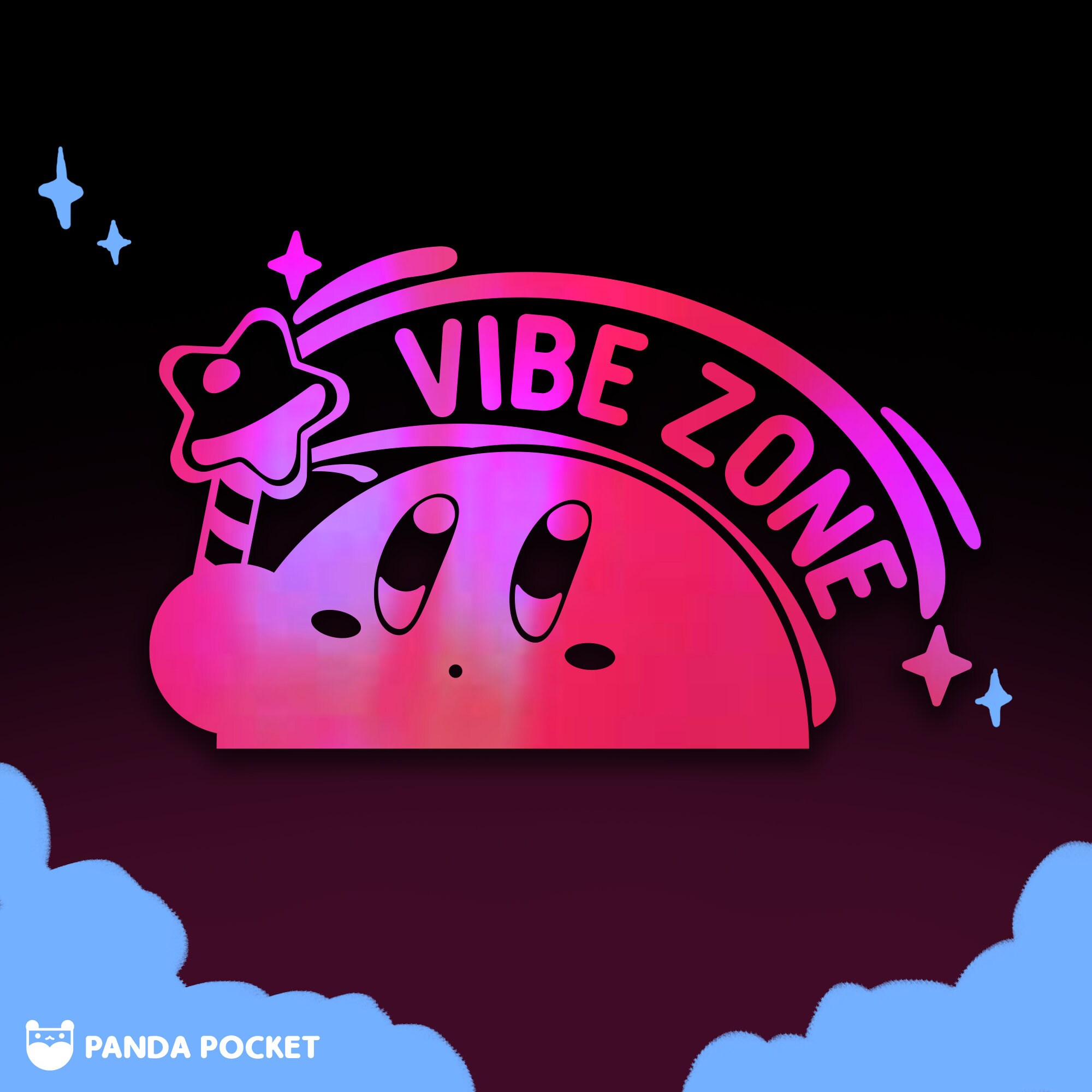 Kirbs Vibe Zone -  Decal Sticker