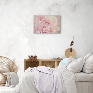 Pink Peony Art Print, Spring Home Decor, Peony Print, Peony Wall Art, Pink Peony Decor, Blush Pink Peony, Peonies Photography, Pale Pink Art image 5