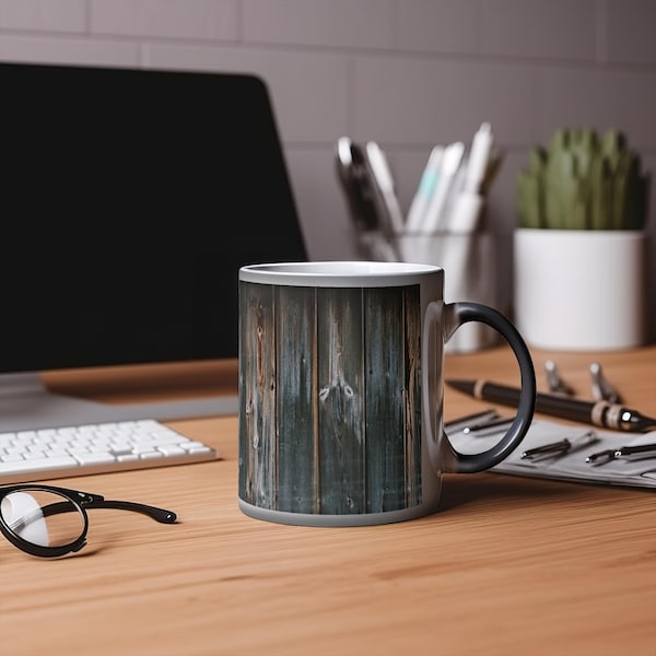 Magic Mugs, Barn Wood Mug, Unique Mug, 11 Ounce Mug, Wood Lover Mug, Rustic Mug, Fine Art Mug, Gift For Woodsman, Gift For Farmer