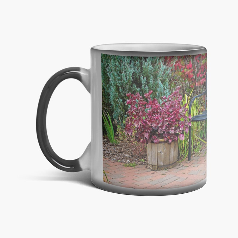 Magic Mugs, Ispheming Michigan Park Bench Mug, Upper Peninsula Mug, 11 ...