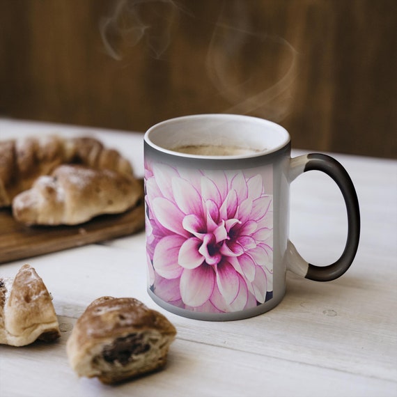 Magic Mugs, Dahlia Mug, 11 Ounce Coffee Mug, Tea Mug, Fine Art Morphing Mug,  Unique Gift, Garden Lover Gift, Gift for Her, Housewarming Gift - Etsy