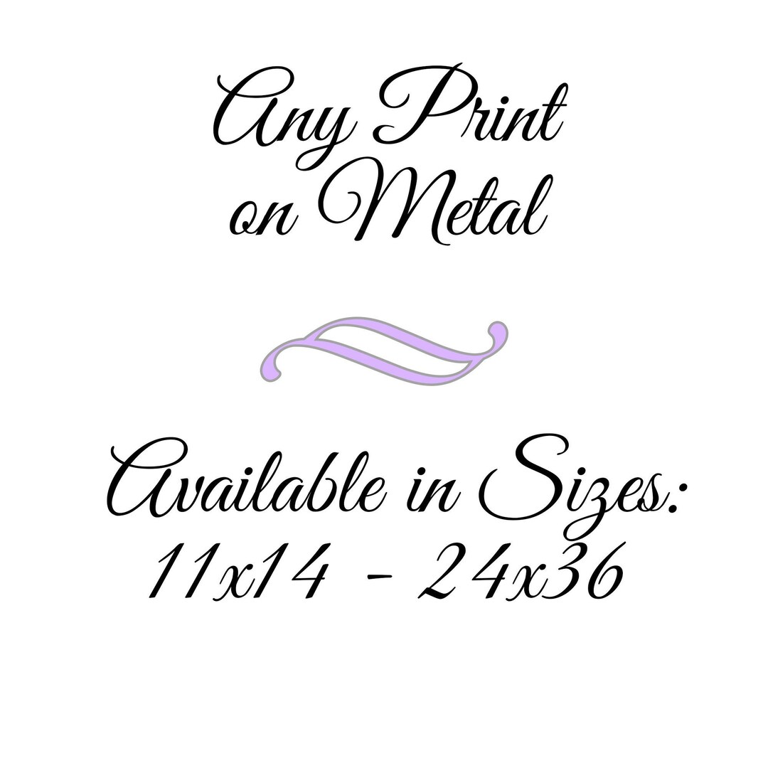 Metal Photo Wall Art Large Metal Photo Prints Aluminum Etsy