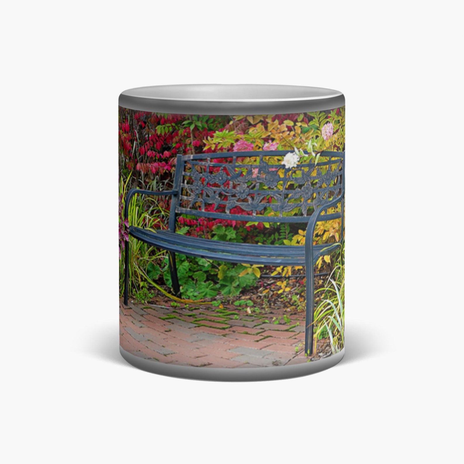 Magic Mugs, Ispheming Michigan Park Bench Mug, Upper Peninsula Mug, 11 ...