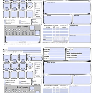 D&amp;D Deluxe Dungeon Master Bundle | Printable Fillable PDF| Dungeons and ...