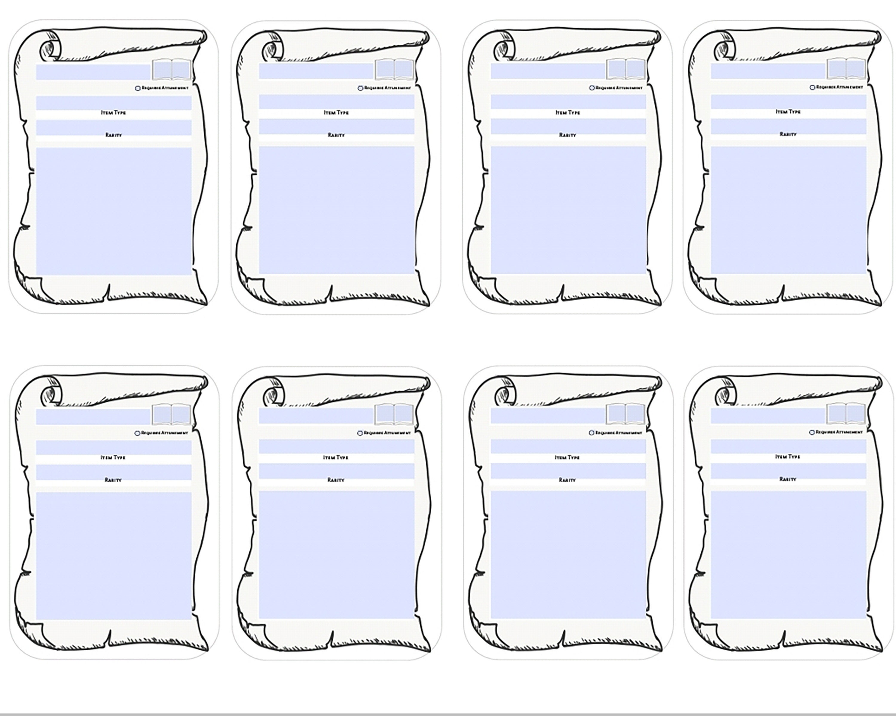 D&D Magic Item Cards Printable Fillable PDF Dungeons and Etsy D&D Magic Item Cards Printable Fillable PDF Dungeons and Etsy