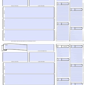 D&D Mini Character Sheet Half Caster Printable Fillable PDF - Etsy Canada