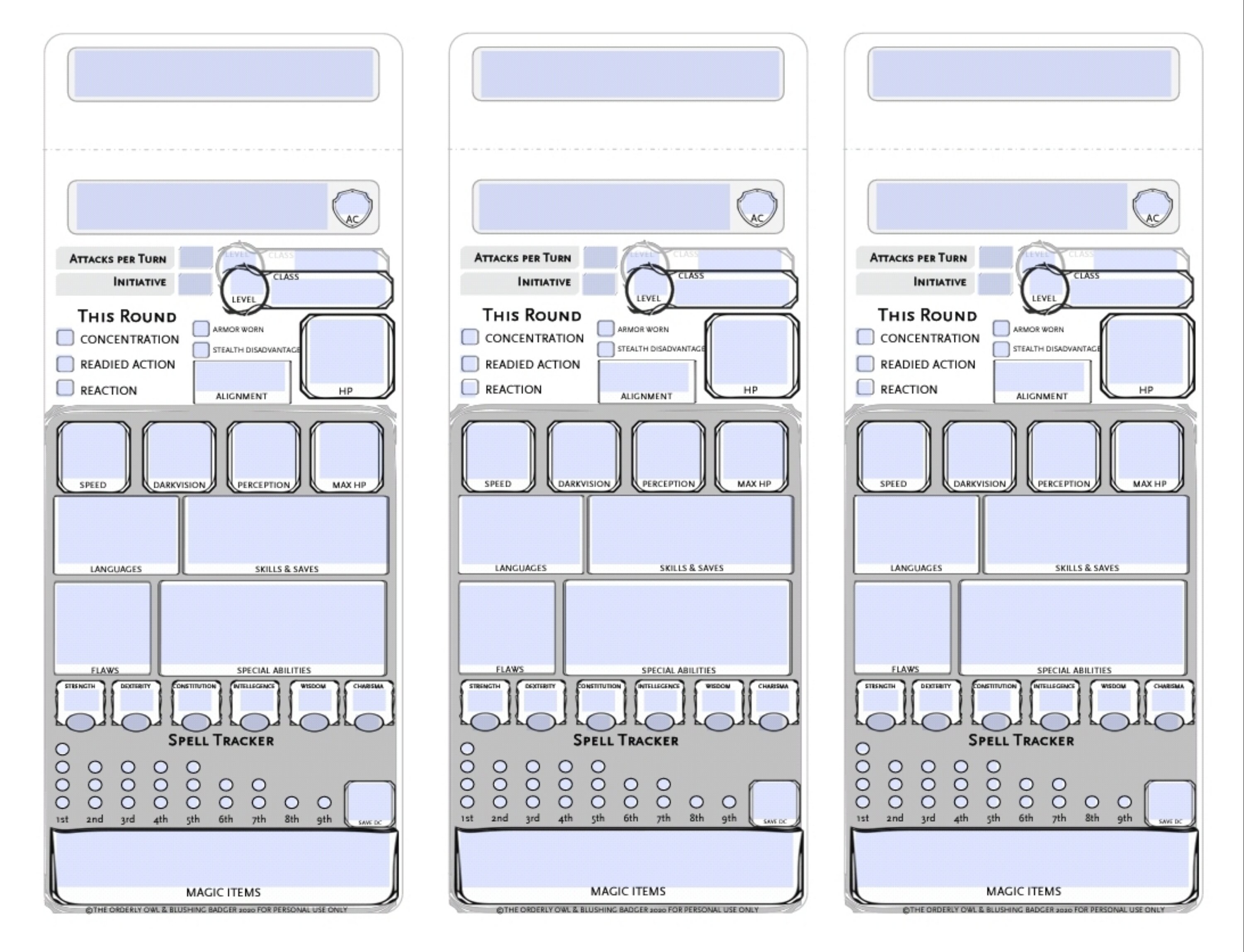 D&amp;D Dungeon Master Bundle Printable Fillable PDF Dungeons | Etsy