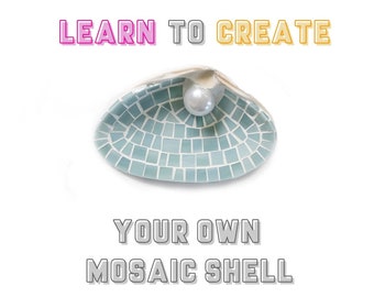 DIY Mosaic Shell Kit Craft Project with Easy Follow Along Videos