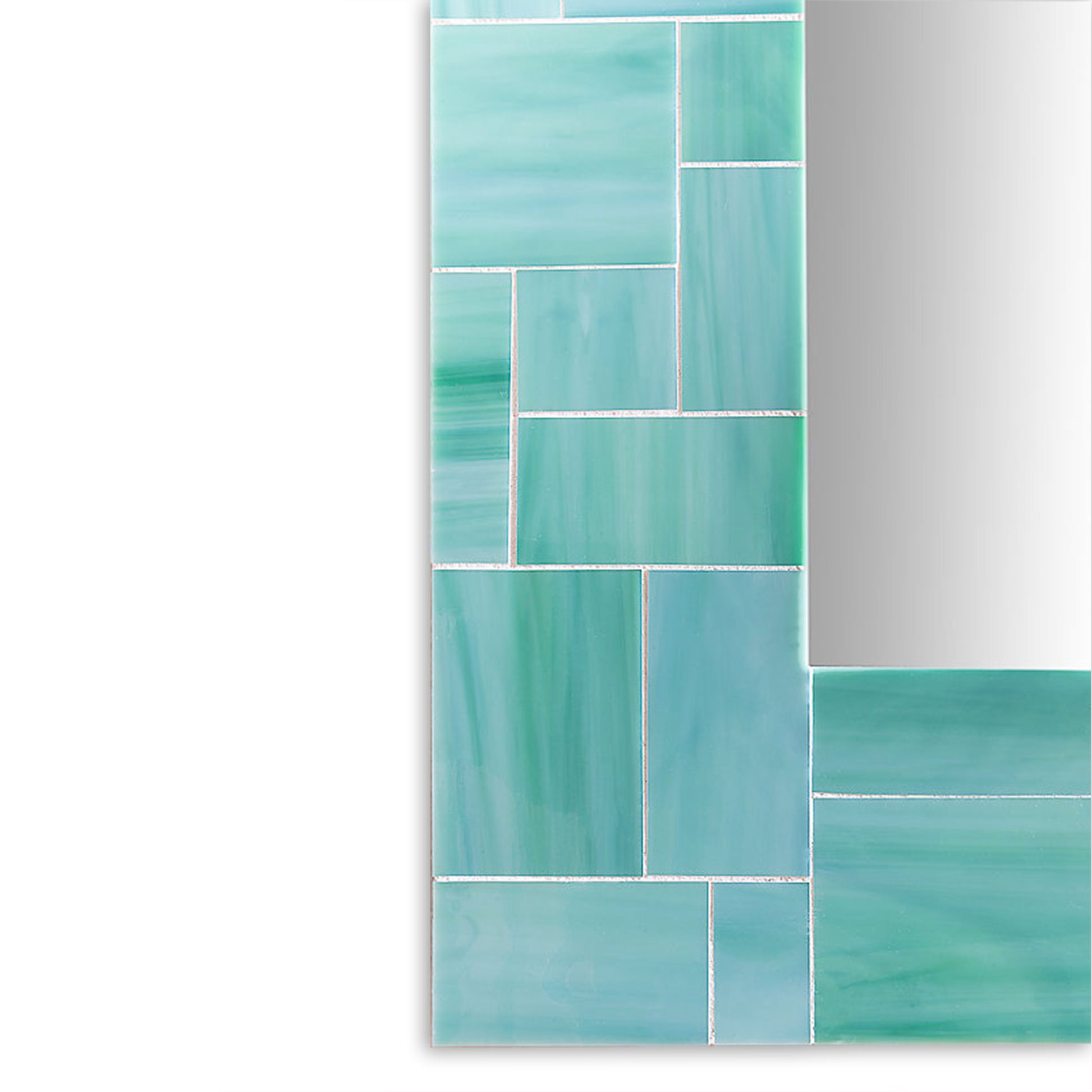 Sea Green Wall Mirror Mosaic Tile Decorative Mirror for Etsy