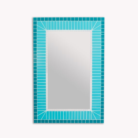 Turquoise Mirror Mosaic For Wall Tile Mirrors Mirror For Wall Mosaic Tile Mirrors